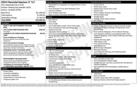 Photos of 2024 Chevrolet Equinox LT for sale in Newton, IA at Gregg Young of Newton