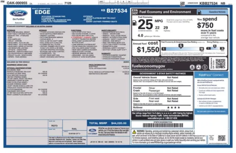 Photos of 2019 Ford Edge Titanium for sale in Newton, IA at Gregg Young of Newton