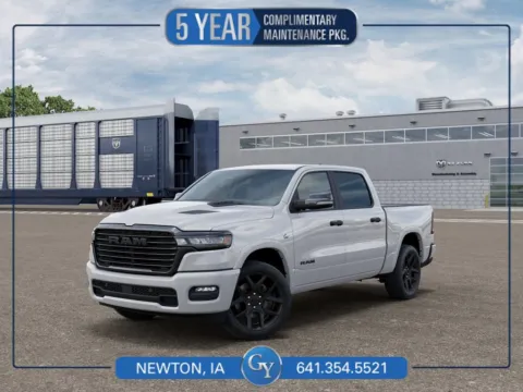 White 2026 Ram 1500 Laramie for sale in Newton, IA