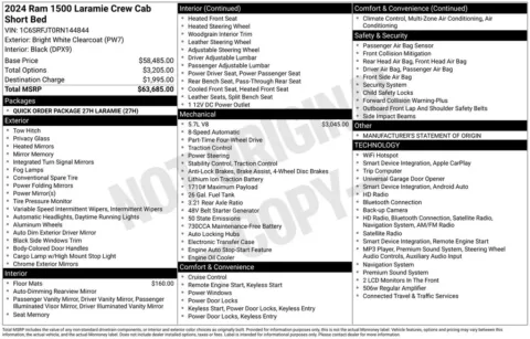 Photos of 2024 Ram 1500 Laramie for sale in Newton, IA at Gregg Young of Newton
