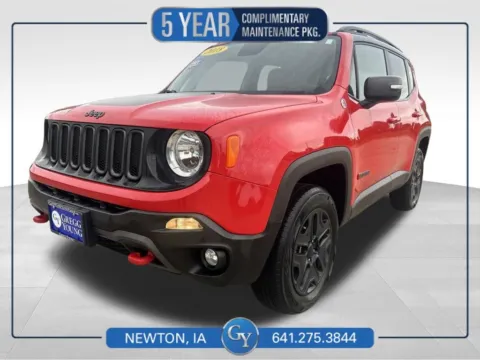Red 2018 Jeep Renegade Trailhawk for sale in Newton, IA
