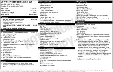 Photos of 2019 Chevrolet Blazer for sale in Newton, IA at Gregg Young of Newton