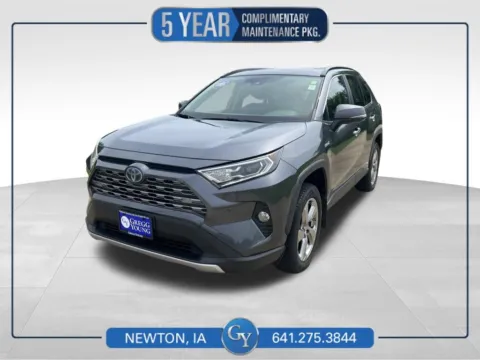 Gray 2019 Toyota RAV4 Hybrid Limited for sale in Newton, IA