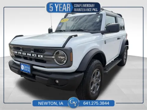 White 2024 Ford Bronco Big Bend for sale in Newton, IA
