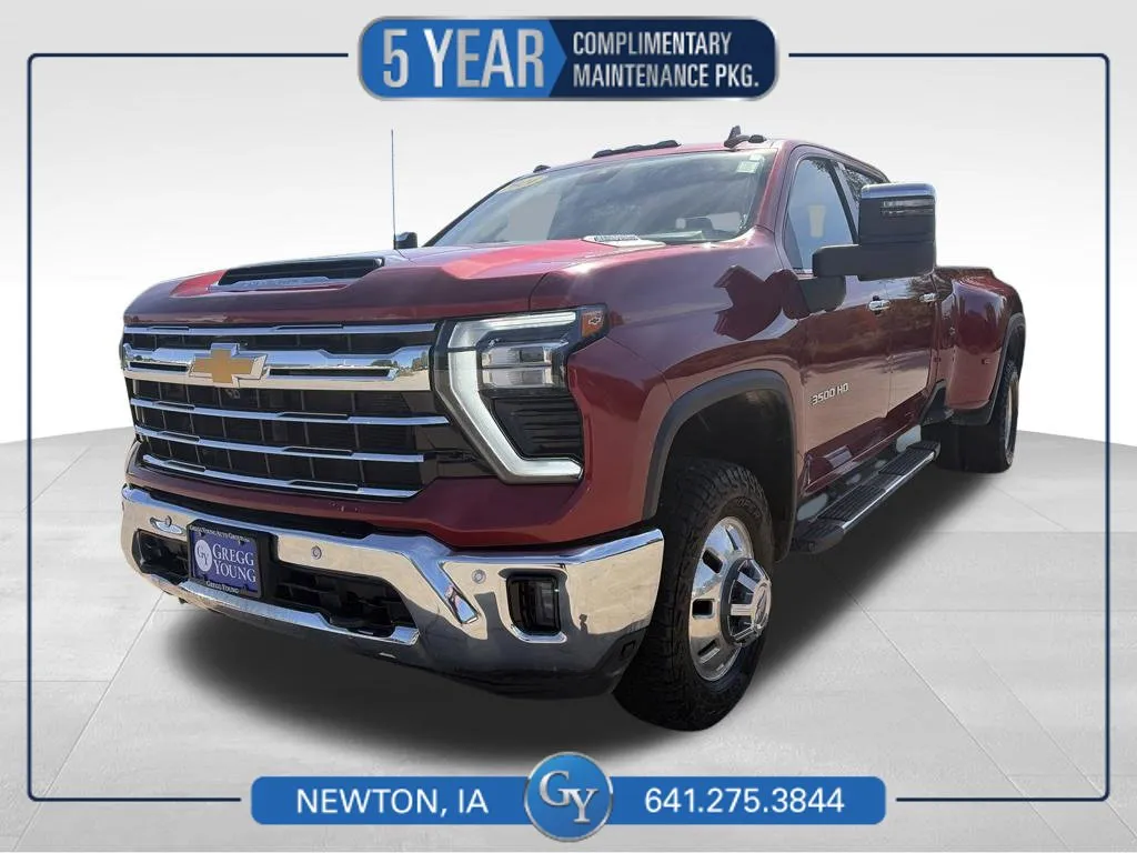 Red 2024 Chevrolet Silverado 3500 HD LTZ for sale in Newton, IA
