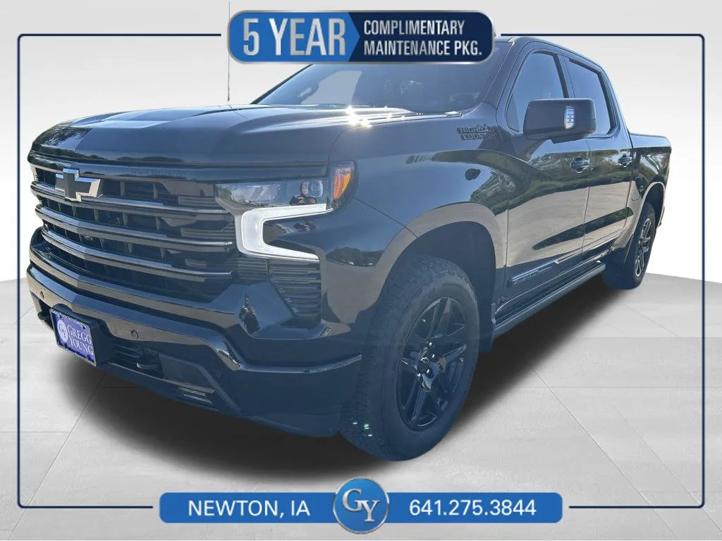 Black 2026 Chevrolet Silverado 1500 High Country for sale in Newton, IA