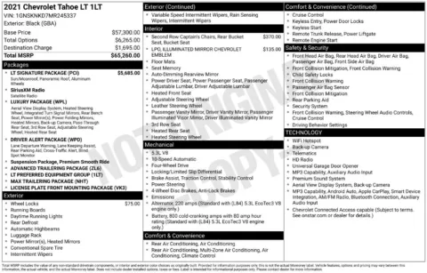 Photos of 2021 Chevrolet Tahoe LT for sale in Newton, IA at Gregg Young of Newton