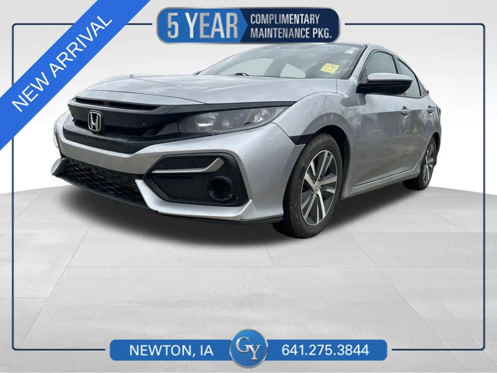 Silver 2020 Honda Civic LX for sale in Newton, IA
