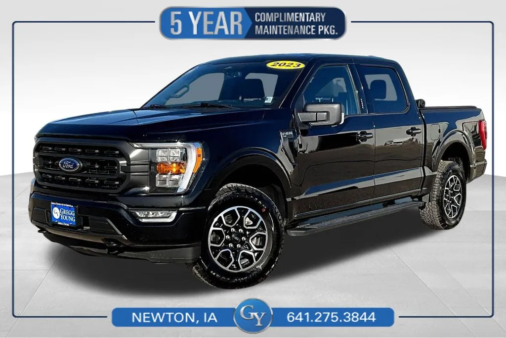 Black 2023 Ford F-150 XLT for sale in Newton, IA