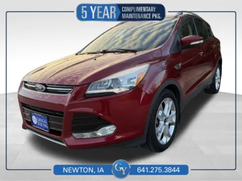 Red 2015 Ford Escape Titanium for sale in Newton, IA