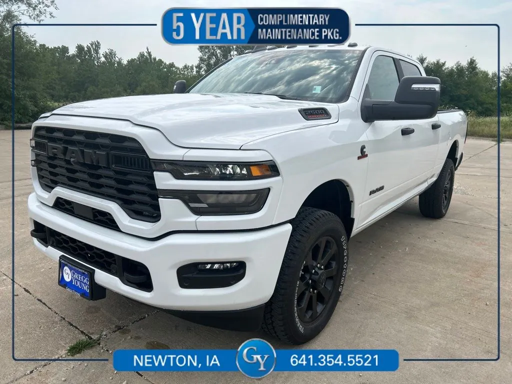 White 2026 Ram 2500 Big Horn for sale in Newton, IA