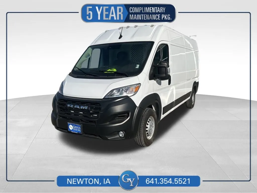 White 2024 Ram ProMaster 2500 High Roof for sale in Newton, IA