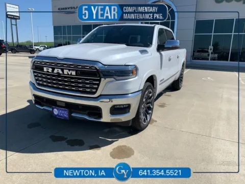 White 2026 Ram 1500 Limited for sale in Newton, IA