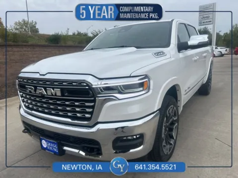 White 2026 Ram 1500 Limited for sale in Newton, IA