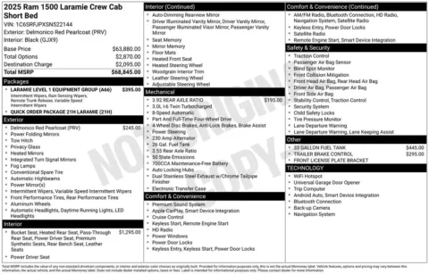 Photos of 2025 Ram 1500 Laramie for sale in Newton, IA at Gregg Young of Newton