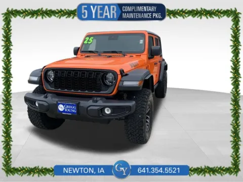 Orange 2025 Jeep Wrangler Willys for sale in Newton, IA