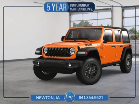 Orange 2025 Jeep Wrangler Willys for sale in Newton, IA