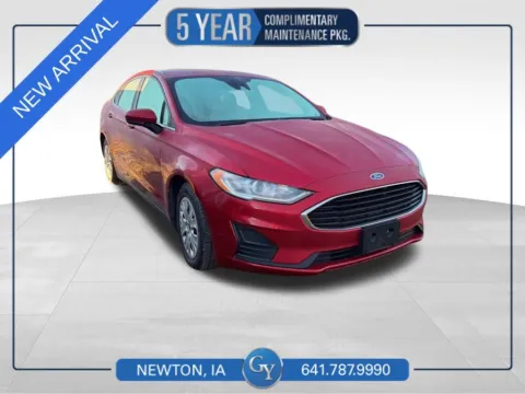 Red 2020 Ford Fusion S for sale in Newton, IA