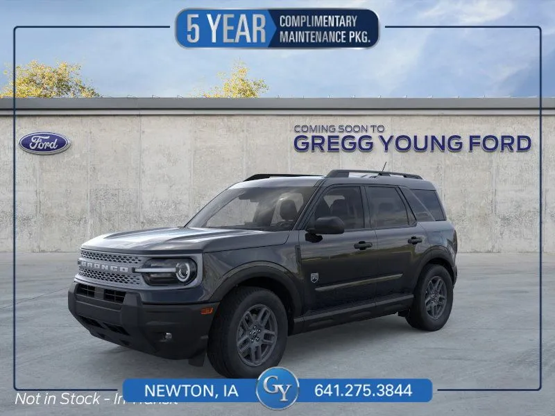 Black 2025 Ford Bronco Sport Big Bend for sale in Newton, IA