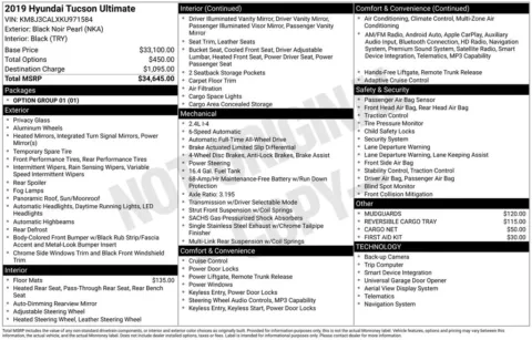 Photos of 2019 Hyundai Tucson Ultimate for sale in Newton, IA at Gregg Young Ford of Newton