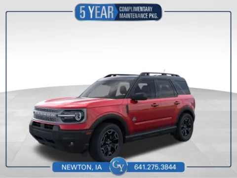 Red 2025 Ford Bronco Sport Outer Banks for sale in Newton, IA