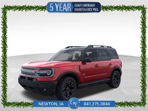 Red 2025 Ford Bronco Sport Outer Banks for sale in Newton, IA