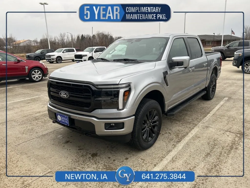 Silver 2025 Ford F-150 Lariat for sale in Newton, IA