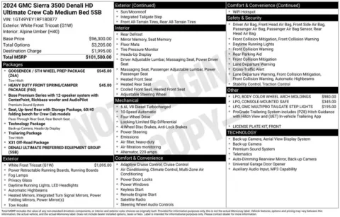 Photos of 2024 GMC Sierra 3500HD Denali Ultimate for sale in Newton, IA at Gregg Young Ford of Newton