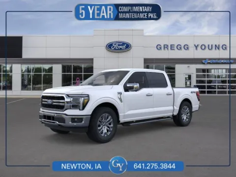 White 2025 Ford F-150 Lariat for sale in Newton, IA