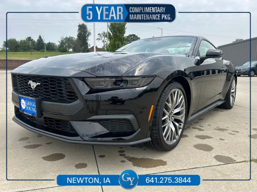 Black 2026 Ford Mustang EcoBoost Premium for sale in Newton, IA