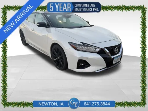 White 2020 Nissan Maxima SR for sale in Newton, IA
