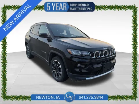 Black 2024 Jeep Compass Limited for sale in Newton, IA