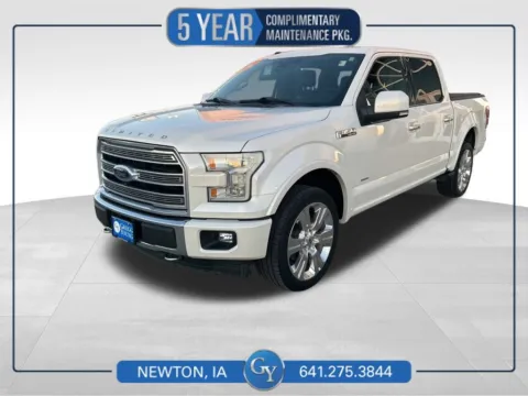 White 2017 Ford F-150 Limited for sale in Newton, IA