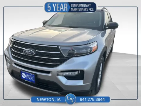 Silver 2022 Ford Explorer XLT for sale in Newton, IA