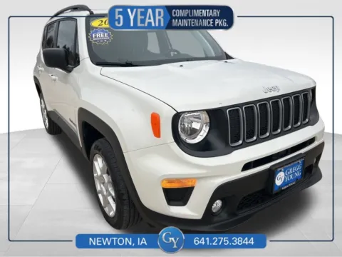 White 2023 Jeep Renegade Latitude for sale in Newton, IA