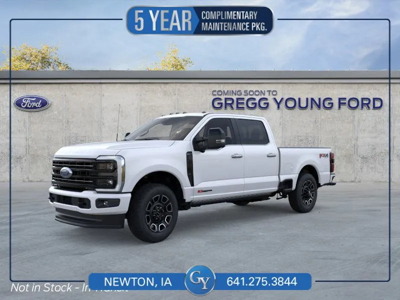 White 2026 Ford F-350SD Platinum for sale in Newton, IA