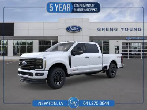 White 2026 Ford F-350SD Platinum for sale in Newton, IA