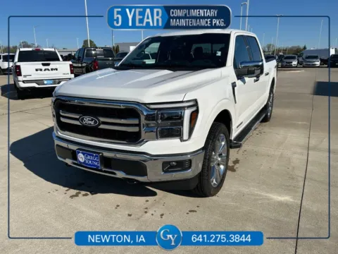 White 2026 Ford F-150 Lariat for sale in Newton, IA