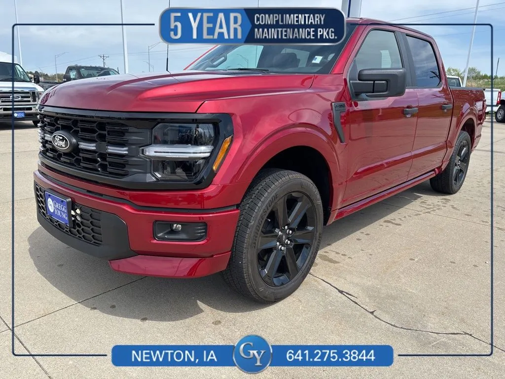 Red 2026 Ford F-150 STX for sale in Newton, IA