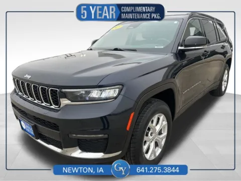 Blue 2023 Jeep Grand Cherokee L Limited for sale in Newton, IA