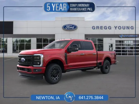 Red 2026 Ford F-350SD Platinum for sale in Newton, IA