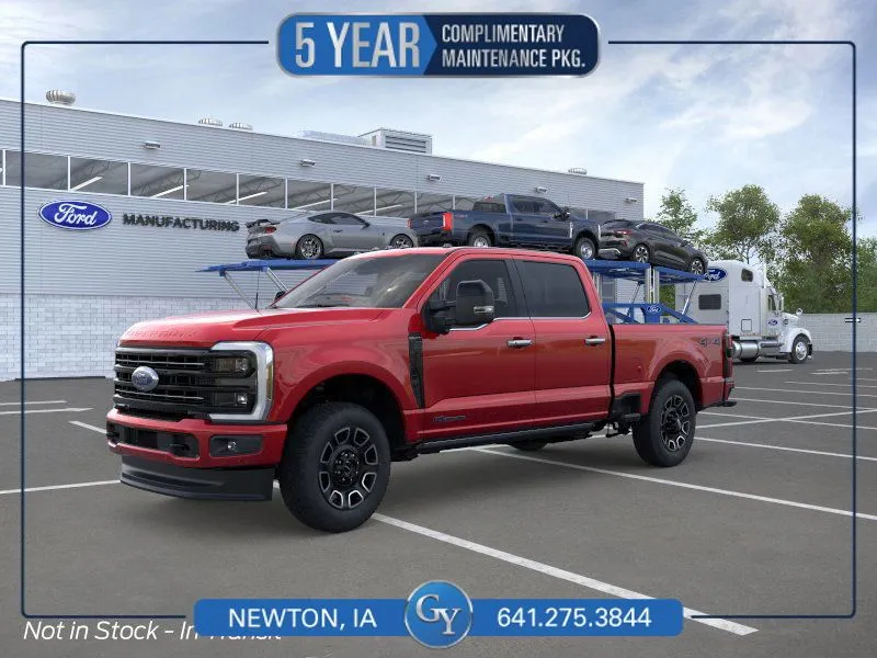 Red 2026 Ford F-350SD Platinum for sale in Newton, IA