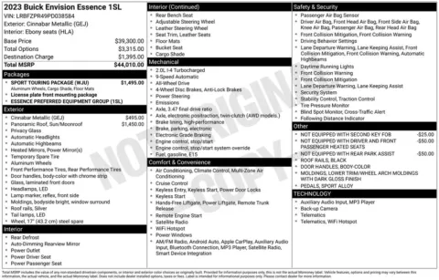 Photos of 2023 Buick Envision Essence for sale in Newton, IA at Gregg Young Ford of Newton