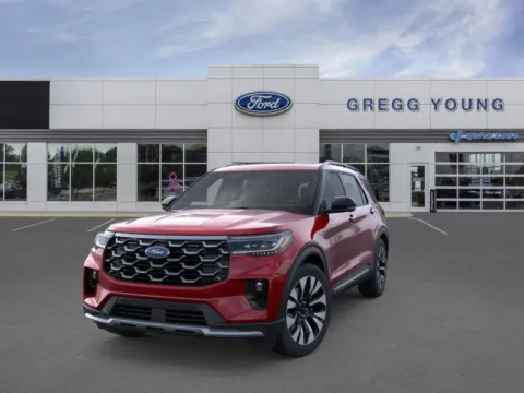 Photos of 2026 Ford Explorer Platinum for sale in Newton, IA at Gregg Young Ford of Newton