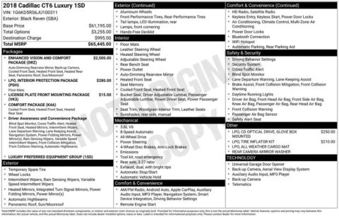 Photos of 2018 Cadillac CT6 3.6L Luxury for sale in Newton, IA at Gregg Young Ford of Newton