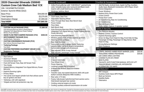 Photos of 2020 Chevrolet Silverado 2500HD Custom for sale in Newton, IA at Gregg Young Ford of Newton