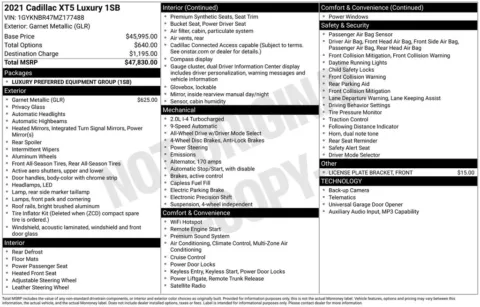 Photos of 2021 Cadillac XT5 Luxury for sale in Newton, IA at Gregg Young Ford of Newton