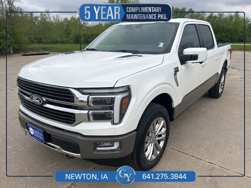 White 2026 Ford F-150 King Ranch for sale in Newton, IA