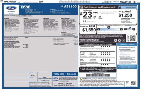 Photos of 2022 Ford Edge SEL for sale in Newton, IA at Gregg Young Ford of Newton