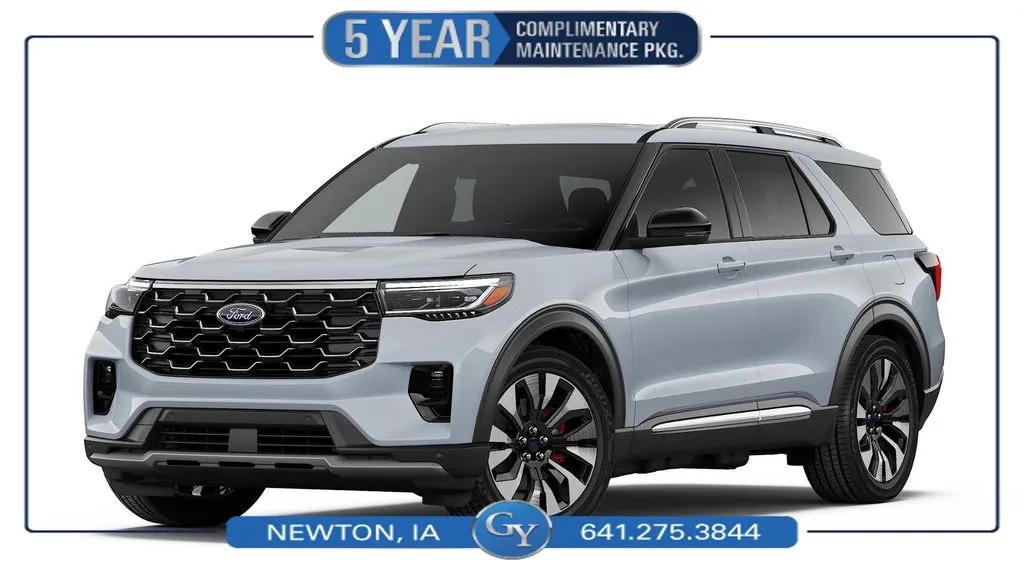 White 2026 Ford Explorer Platinum for sale in Newton, IA